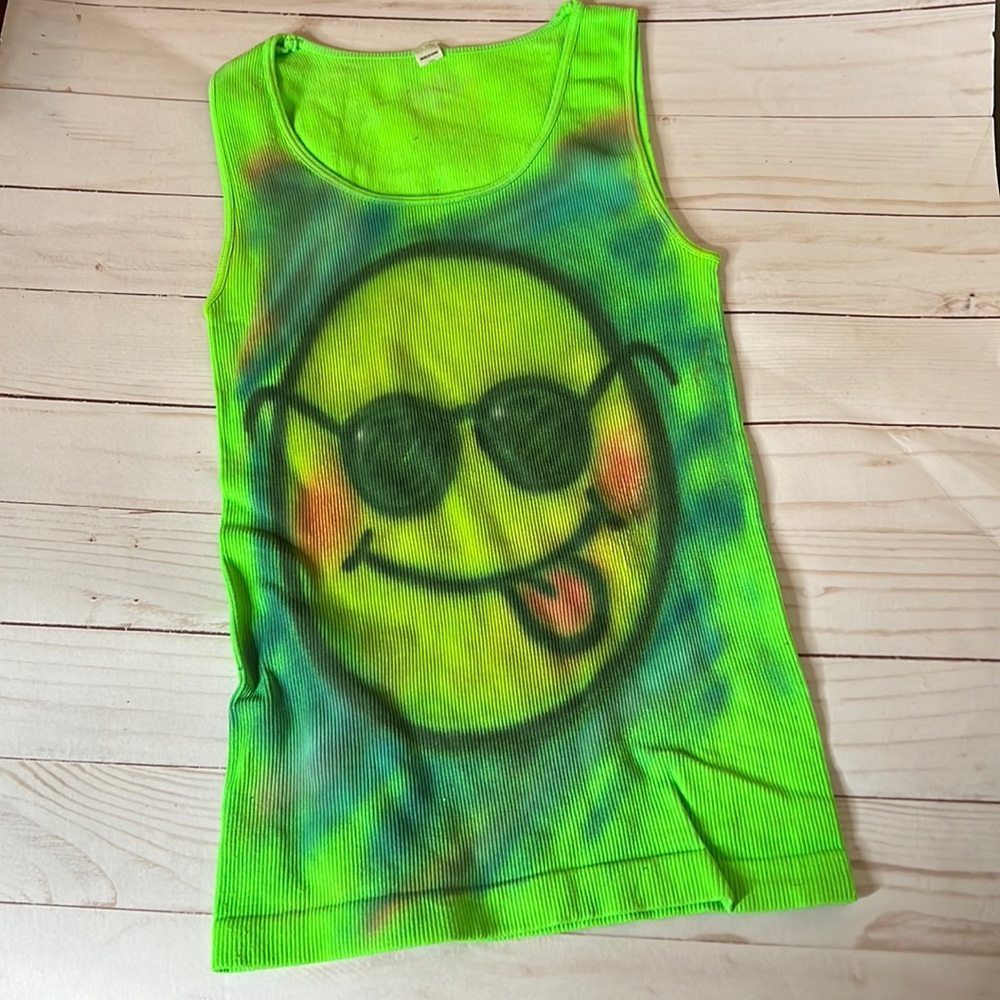 Sugar Lips girls tank top airbrush design size large